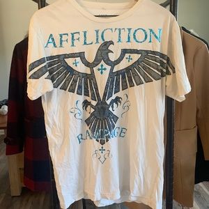 Affliction tee shirt size large